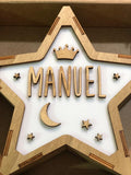 Lámpara Personalizada Corona-Luna