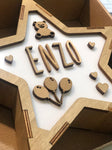 Lámpara Personalizada Osito-Corazones