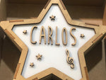 Lámpara Quitamiedos Estrella Música