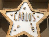 Lámpara Quitamiedos Estrella Música