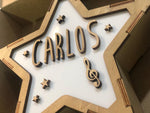 Lámpara Quitamiedos Estrella Música