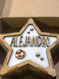 Lámpara Quitamiedos Estrella Pelota - Estrellitas