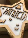 Lámpara Personalizada Osito-Mariposas
