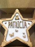 Lámpara Personalizada Osito-Mariposas