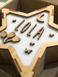 Lámpara Personalizada Mariposas-Luna-globos