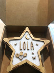 Lámpara Personalizada Mariposas-Luna-globos