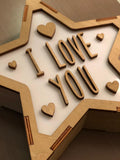 Lámpara I LOVE YOU San Valentín