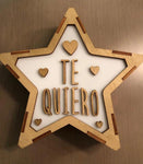 Lámpara TE-QUIERO San Valentín