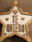 Lámpara TE-QUIERO San Valentín