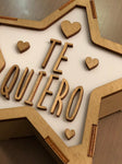 Lámpara TE-QUIERO San Valentín