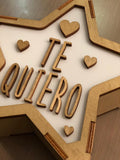 Lámpara TE-QUIERO San Valentín