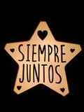 Lámpara SIEMPRE JUNTOS San Valentín