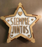 Lámpara SIEMPRE JUNTOS San Valentín