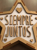 Lámpara SIEMPRE JUNTOS San Valentín