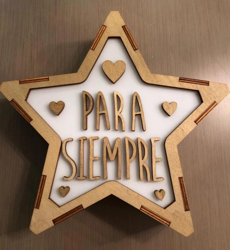 Lámpara PARA SIEMPRE San Valentín