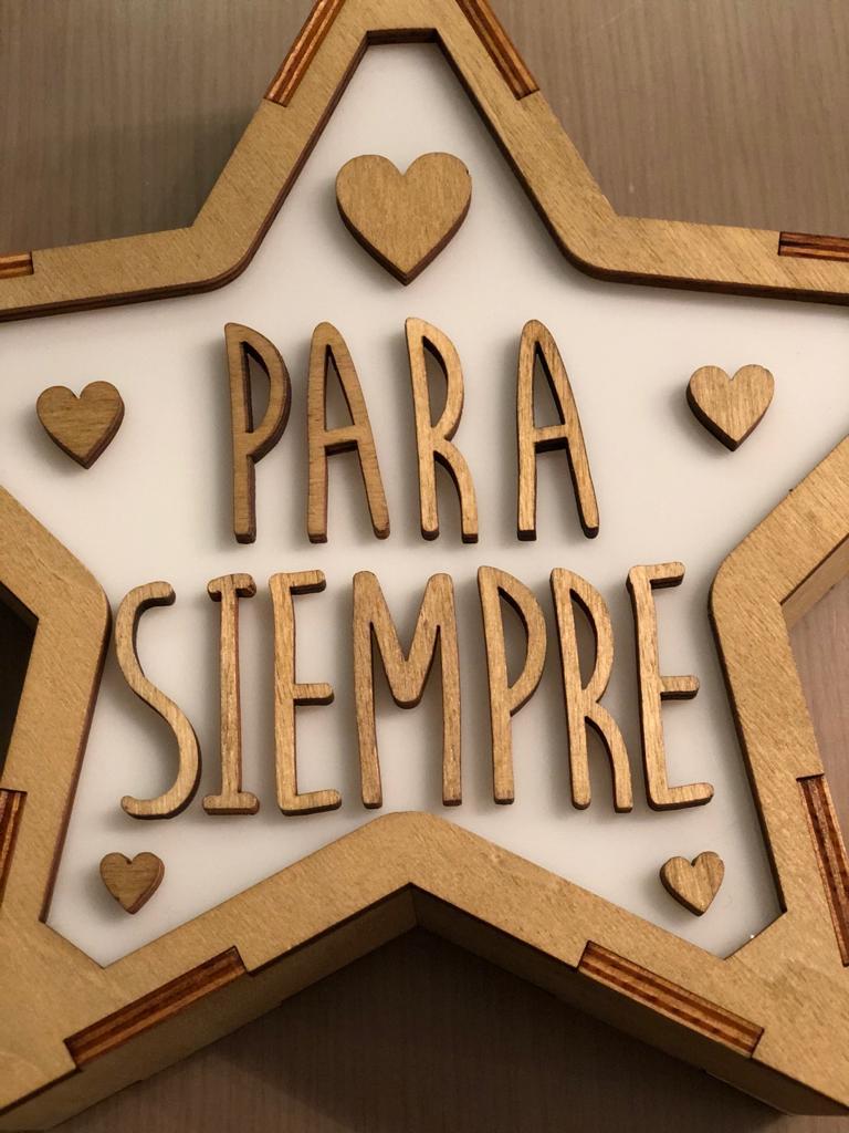 Lámpara PARA SIEMPRE San Valentín
