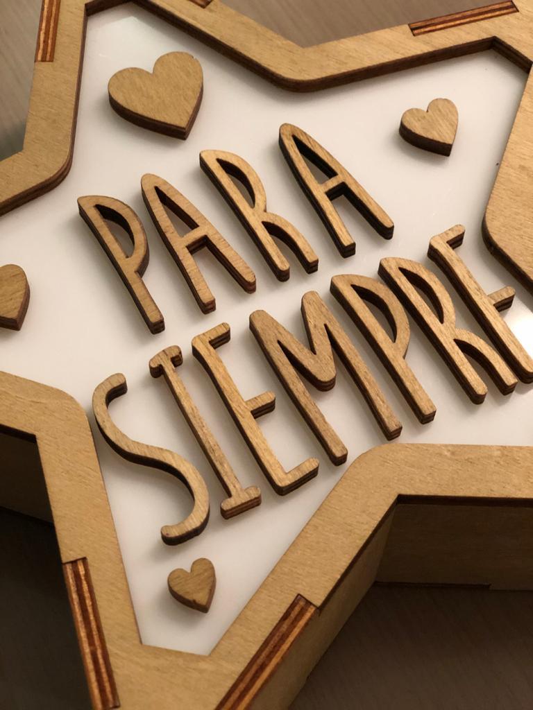 Lámpara PARA SIEMPRE San Valentín
