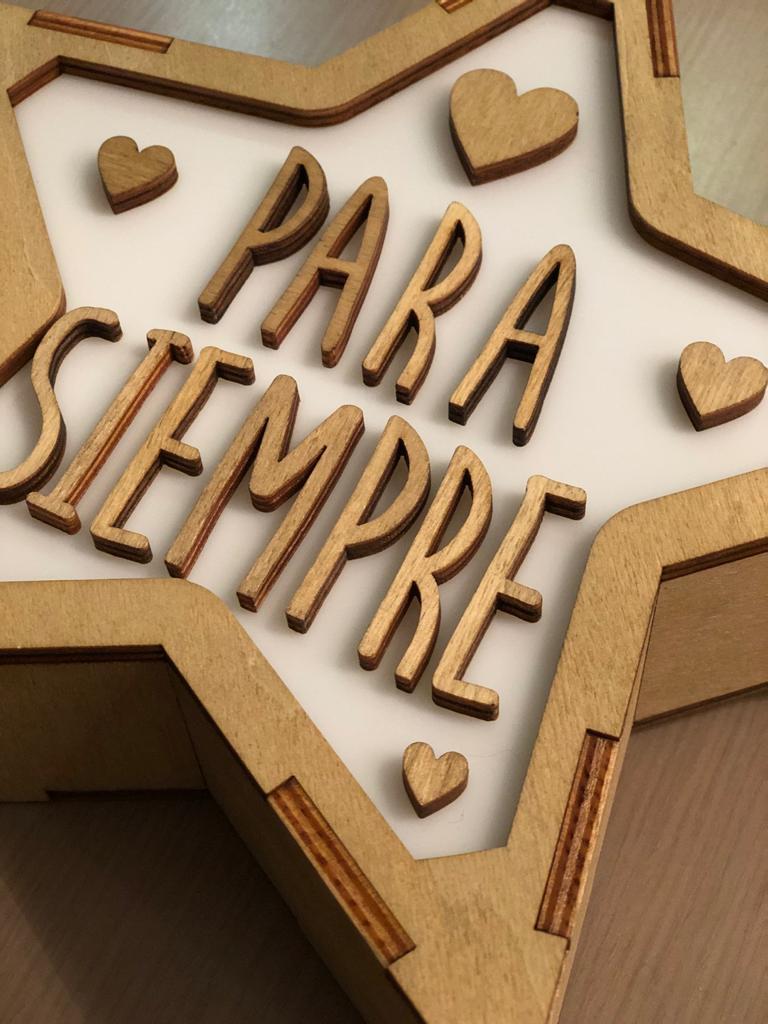 Lámpara PARA SIEMPRE San Valentín