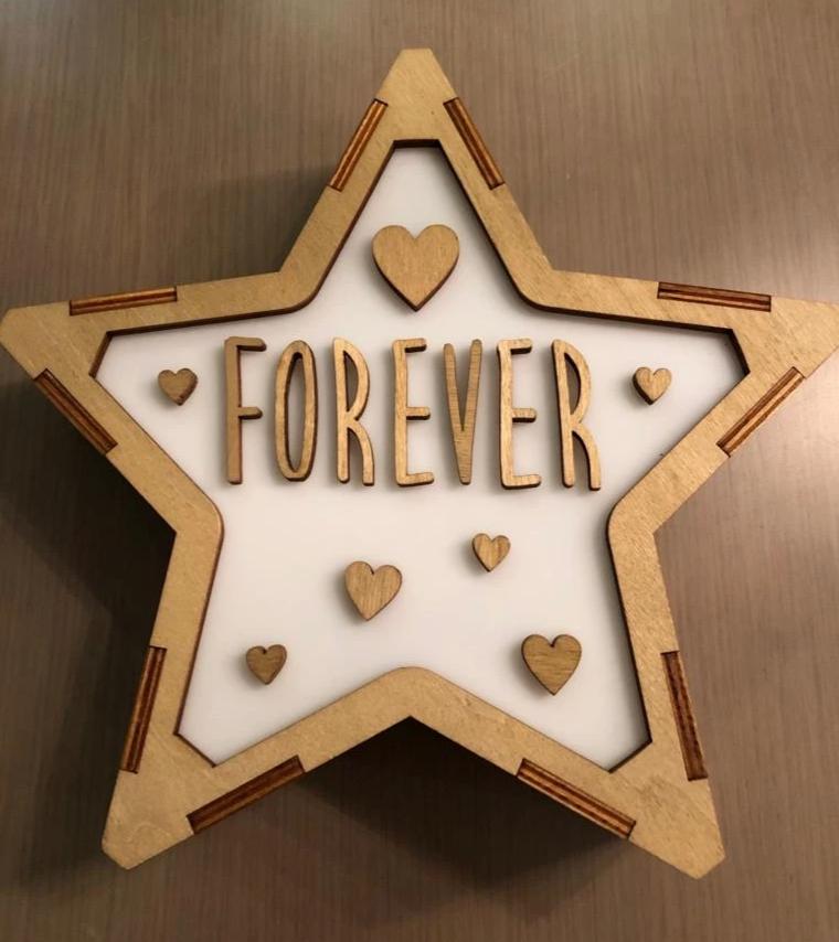 Lámpara FOREVER San Valentín