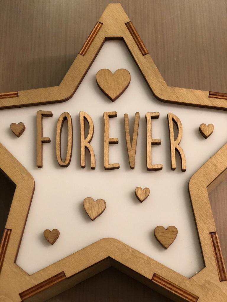 Lámpara FOREVER San Valentín