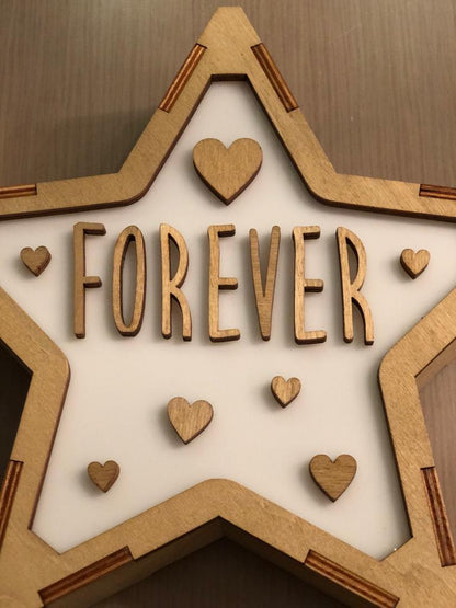 Lámpara FOREVER San Valentín