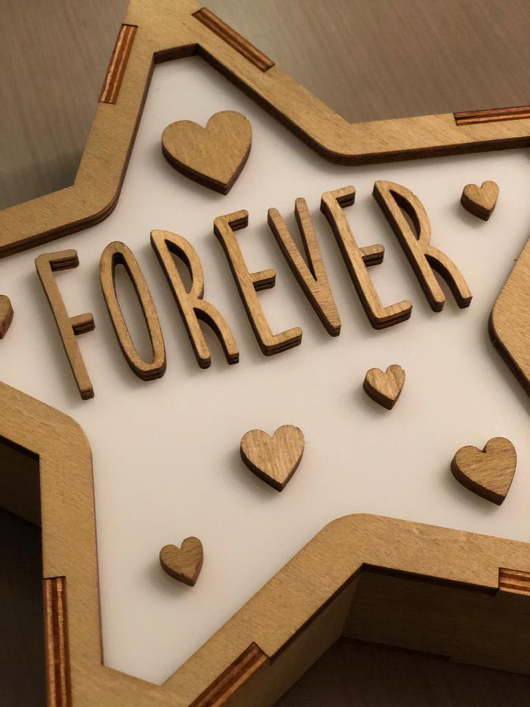 Lámpara FOREVER San Valentín