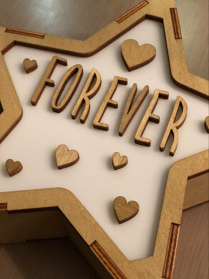 Lámpara FOREVER San Valentín