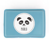 Cajita Porta Alimentos Panda Personalizada