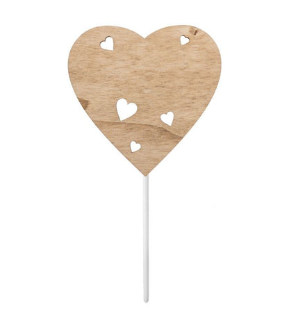 Topper Personalizado para Tartas - Corazón pequeño