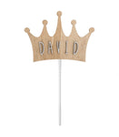 Topper Personalizado para Tartas - Corona