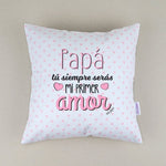 Cojín Personalizado Papá, mi primer amor