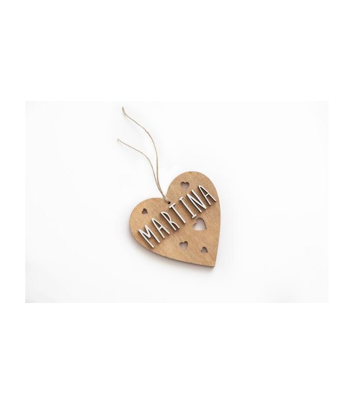 Corazones de Madera Personalizados