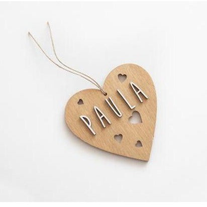 Corazones de Madera Personalizados