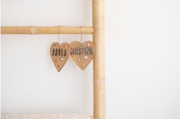 Corazones de Madera Personalizados