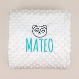 Manta Clásica Bordada Personalizada (91 combinaciones)