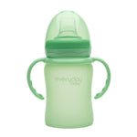 Taza de Entrenamiento de Vidrio Ultra resistente Milk Sippy- 150 ml Verde