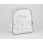 Mochila Personalizada Gris Estrellas