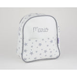 Mochila Personalizada Gris Estrellas