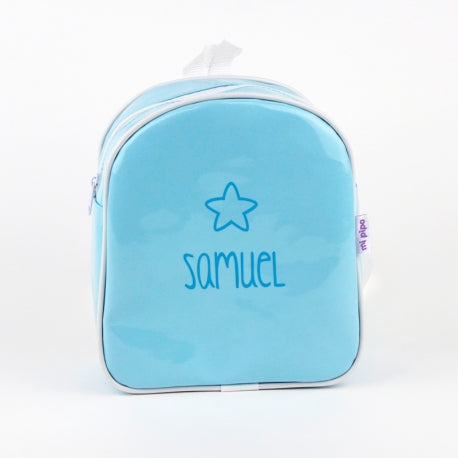 Mochila Gloss Personalizada Azul