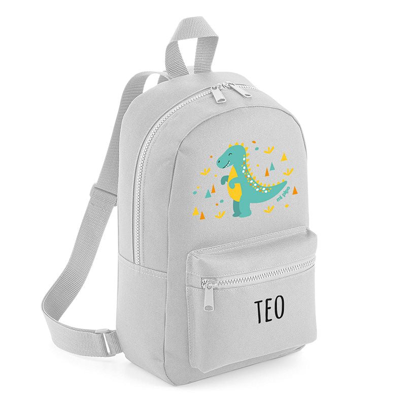 Mochila Personalizada Dino 4 Colores