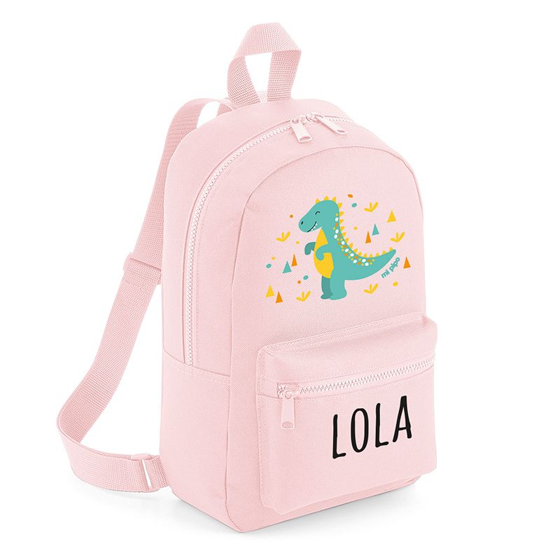 Mochila Personalizada Dino 4 Colores