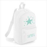 Mochila Personalizada Estrella Menta 4 Colores