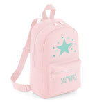 Mochila Personalizada Estrella Menta 4 Colores