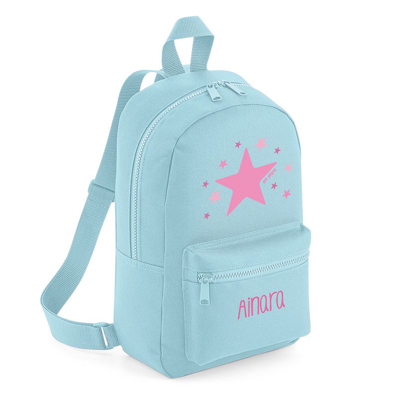 Mochila Personalizada Estrella Rosa 4 Colores