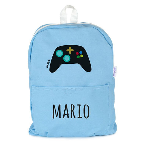 Mochila Personalizada Consola Lona Algodón