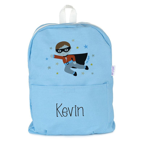 Mochila Personalizada Superhéroe Lona Algodón