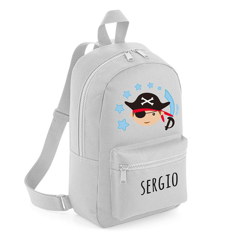 Mochila Personalizada Pirata 3 Colores Mofletes Puericultura