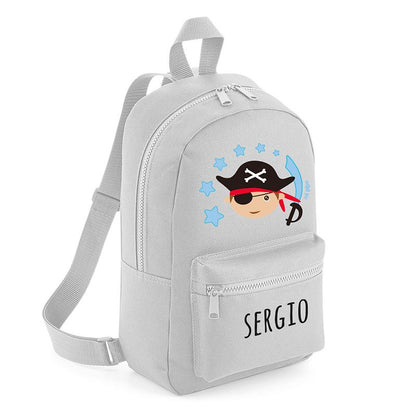 Mochila Personalizada Pirata 3 Colores Mofletes Puericultura
