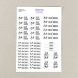 Pack 46 Etiquetas Personalizadas para objetos Panda