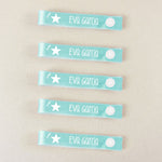 Pack 5 cintas para colgar ropa personalizadas